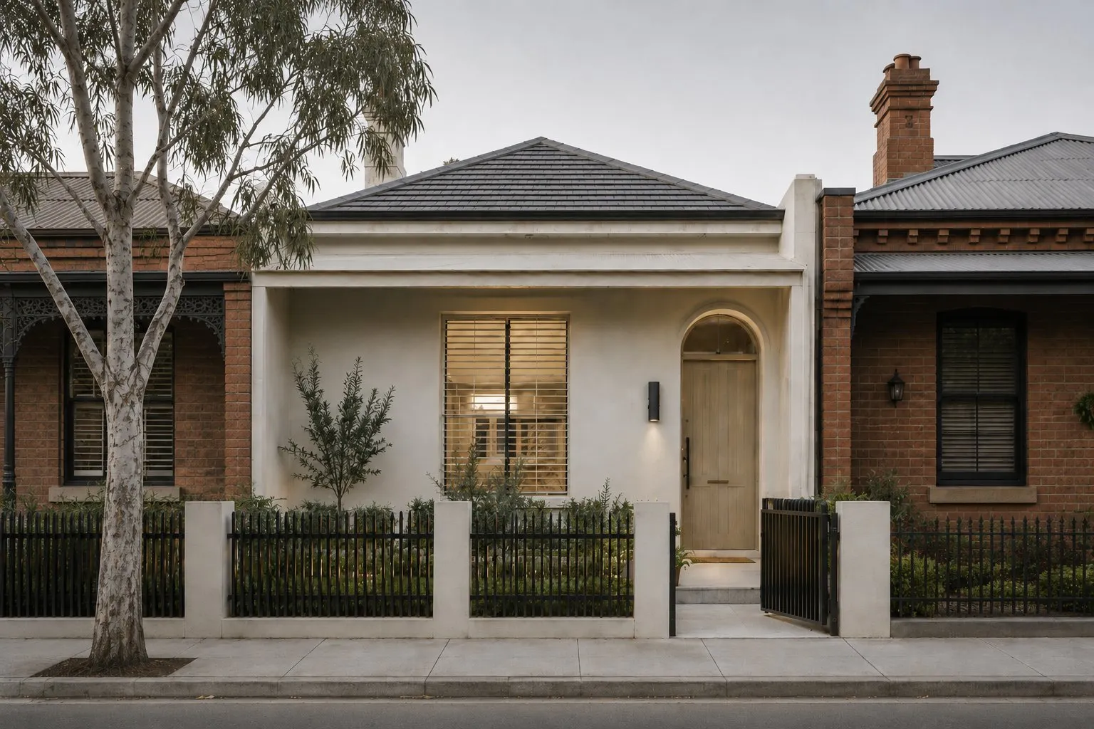 Restored Victorian terrace facade in Richmond — heritage renovation by Wednesday Projects, inner Melbourne builder